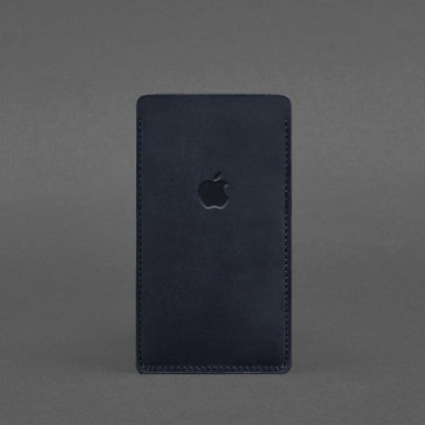 Кожаный чехол для iPhone 11 Синий Crazy Horse