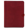 Adriano Leather document case with button closure
