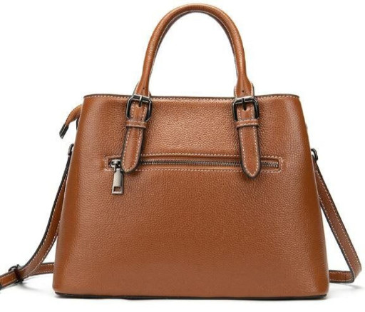 Класична жіноча сумка у шкірі флотар Vintage 14875 Руда