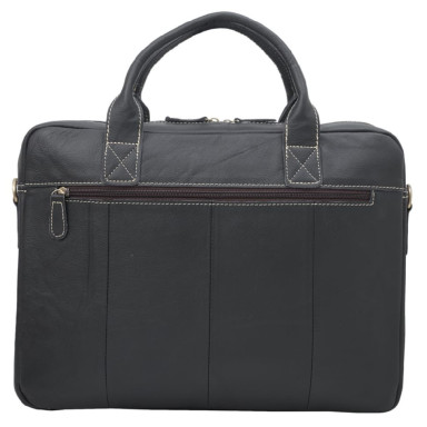 Портфель мягкий кожаный BUFFALO BAGS M7212A черный