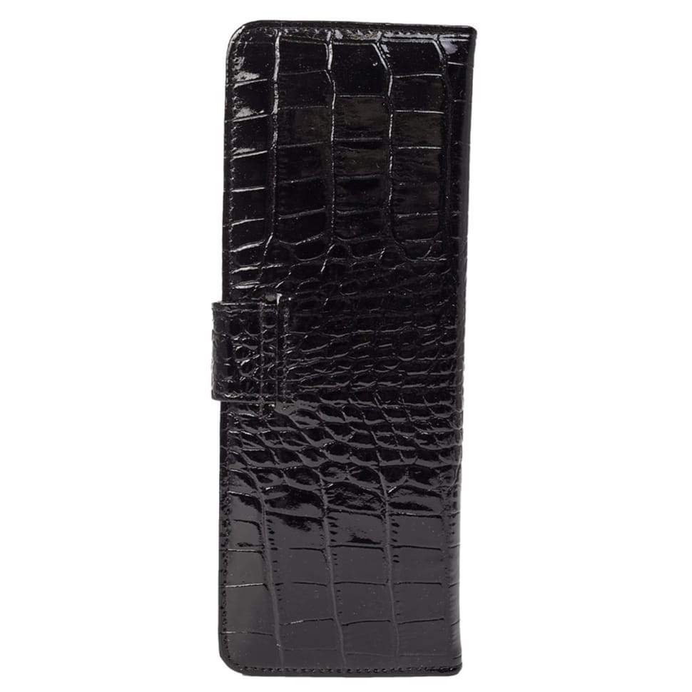 Візитниця шкіра CANPEL 124-44 чорний лак