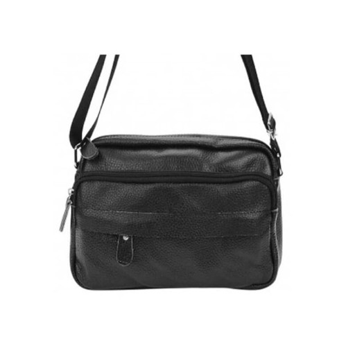 Чоловік шкіряний месенджер Borsa Leather m1t823-black