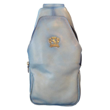 Pratesi BSB340 - Backpack San Quirico d'Orcia in cow leather Backpack Sky Blue