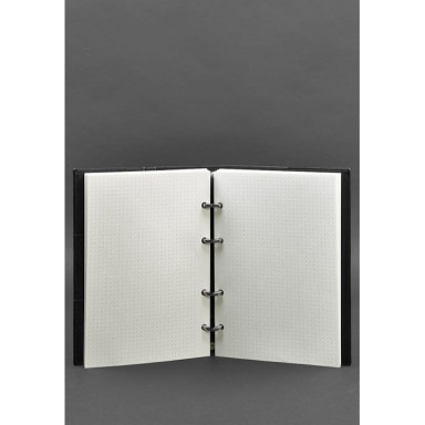 Leather Loop Notebook 9.0 with Charcoal Black Hard Cover