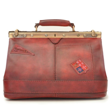 Pratesi BCL127/35 - Handbag San Casciano in cow leather Bruce Cherry