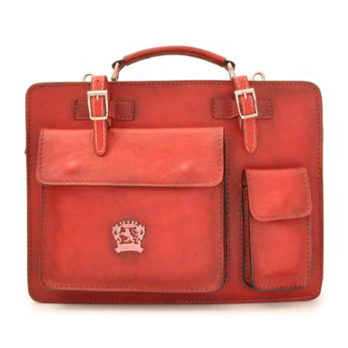 Pratesi BCL466/34 - Business Bag Milano Medium в шкіряній шкірі Bruce Cherry