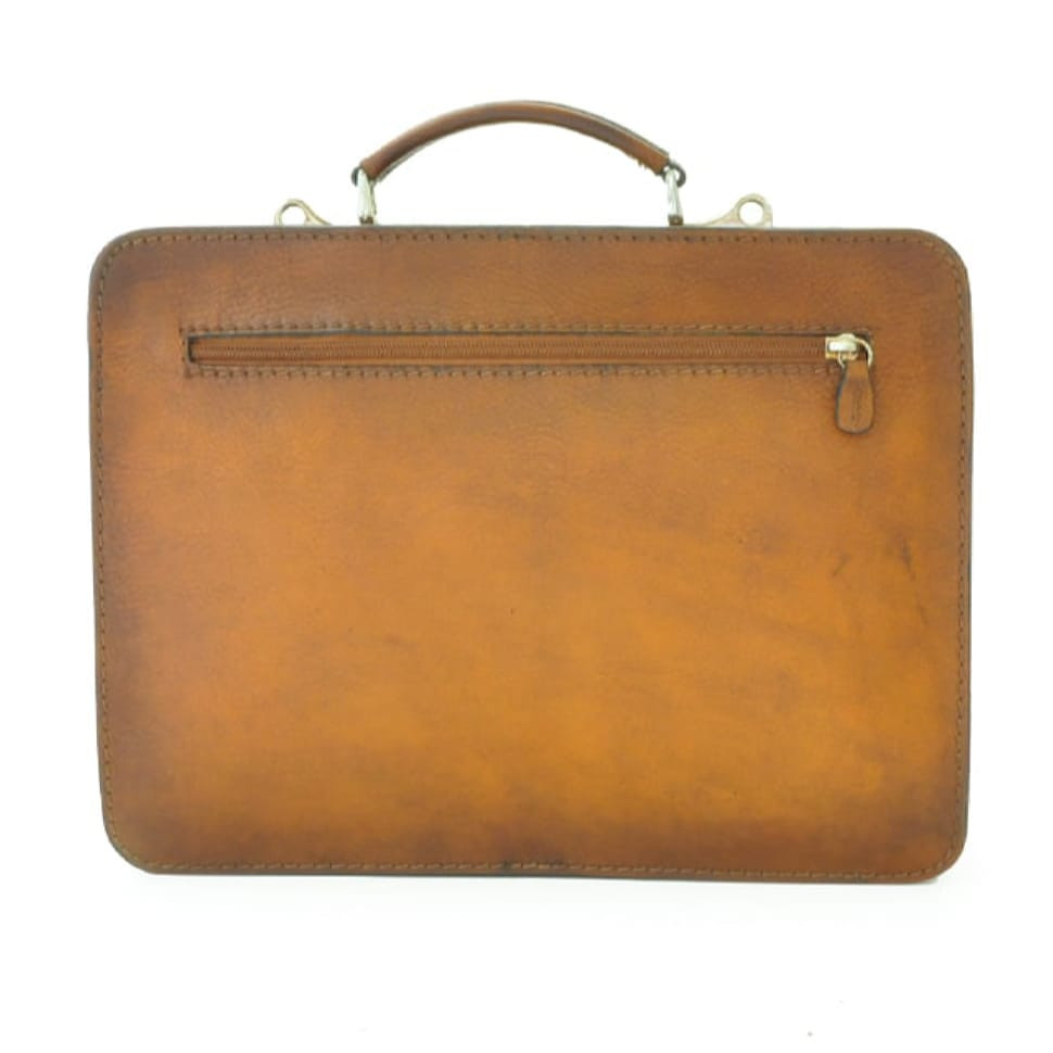Pratesi BCL466/34 - Business Bag Milano Medium в шкіряній шкірі Bruce Cherry