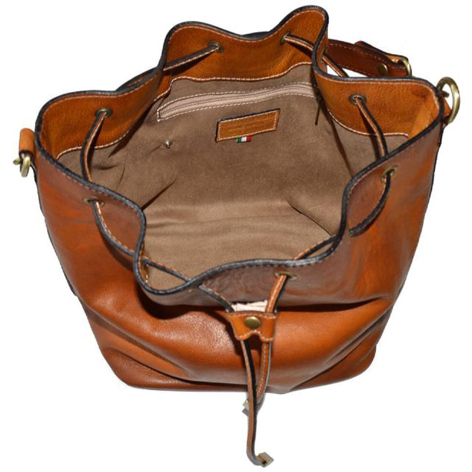 Pratesi BAR501/25 - Sorano Woman Bag in cow leather Sorano Orange