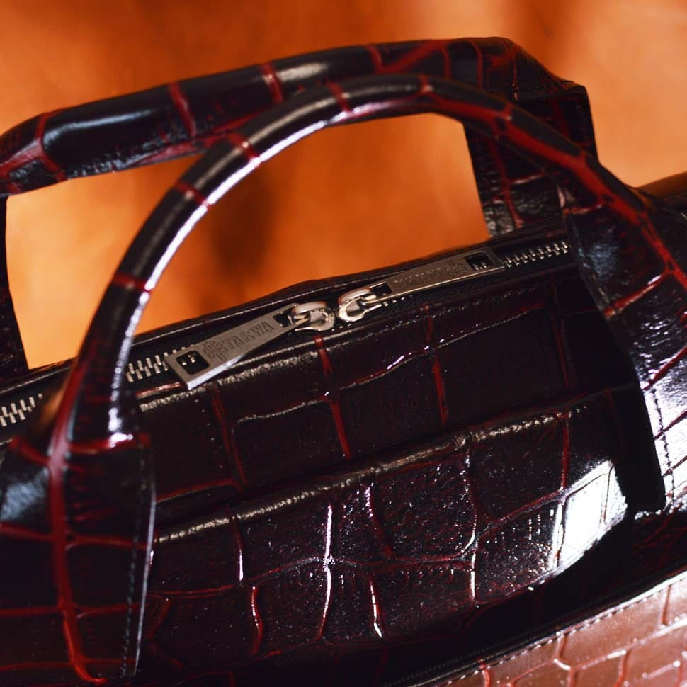 Сумка з тисненням шкіри під рептилію TARWA Diablo REP2-1813-4lx