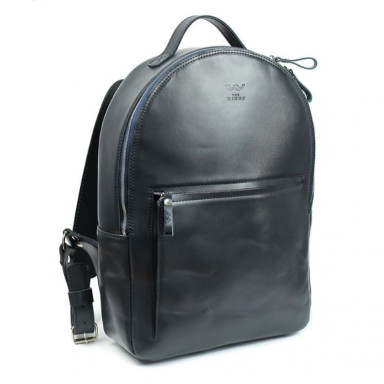 Groove L Leather Backpack blue