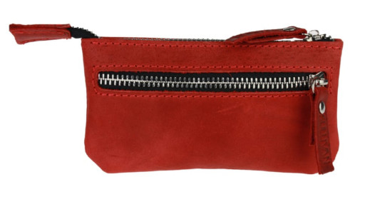 Ключниця шкіряна сумочка для ключів SULLIVAN k4 (5.5) червона