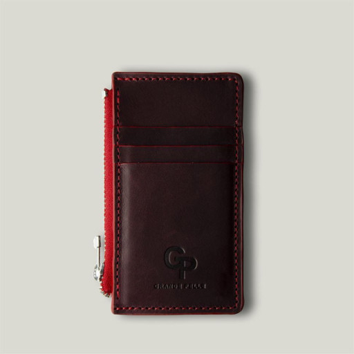 CardCase Topolino, бордовий матовий Grande Pelle