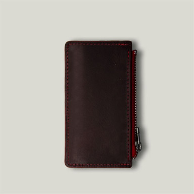 CardCase Topolino, burgundy matt Grande Pelle