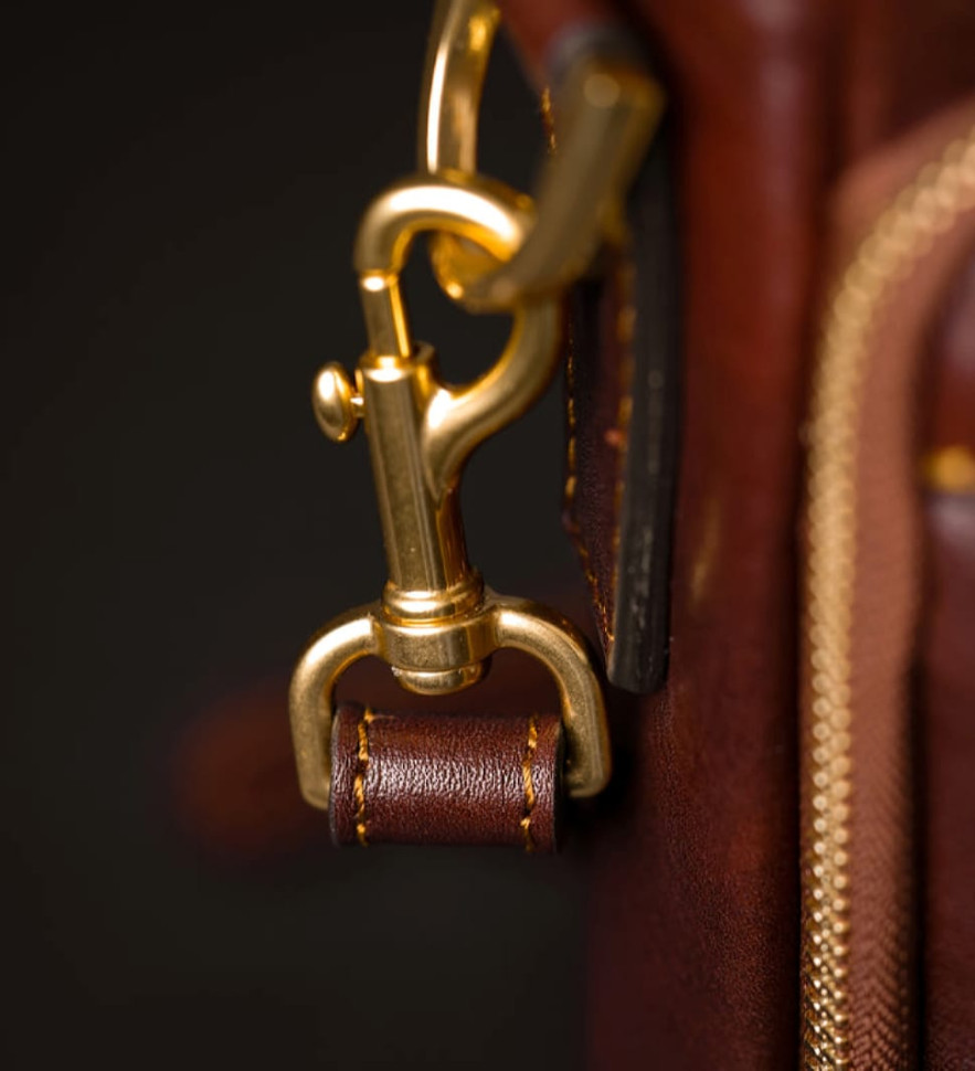 Женская кожаная сумка-портфель для ноутбука - Orlando - Коричневый цвет - Time Resistance 5196701W