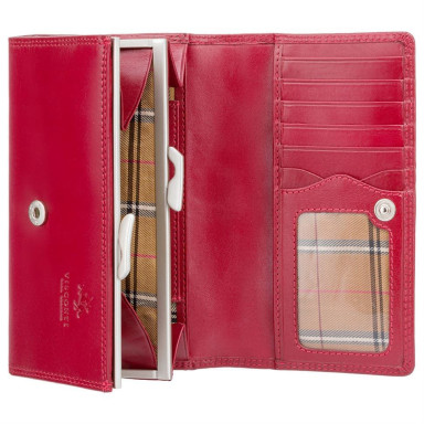 Кошелек женский Visconti MZ12 Maria c RFID (Italian Red)