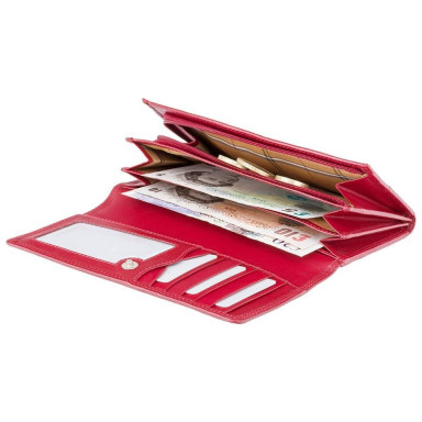 Гаманець жіночий Visconti MZ10 Florence c RFID (Italian Red)