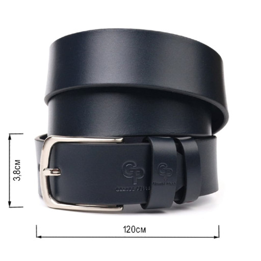 Чудовий ремінь для чоловіків з натуральної шкіри Grande Pelle 21469