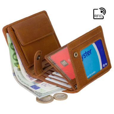 Кошелек мужской Visconti DRW41 Galen (Oak Tan)
