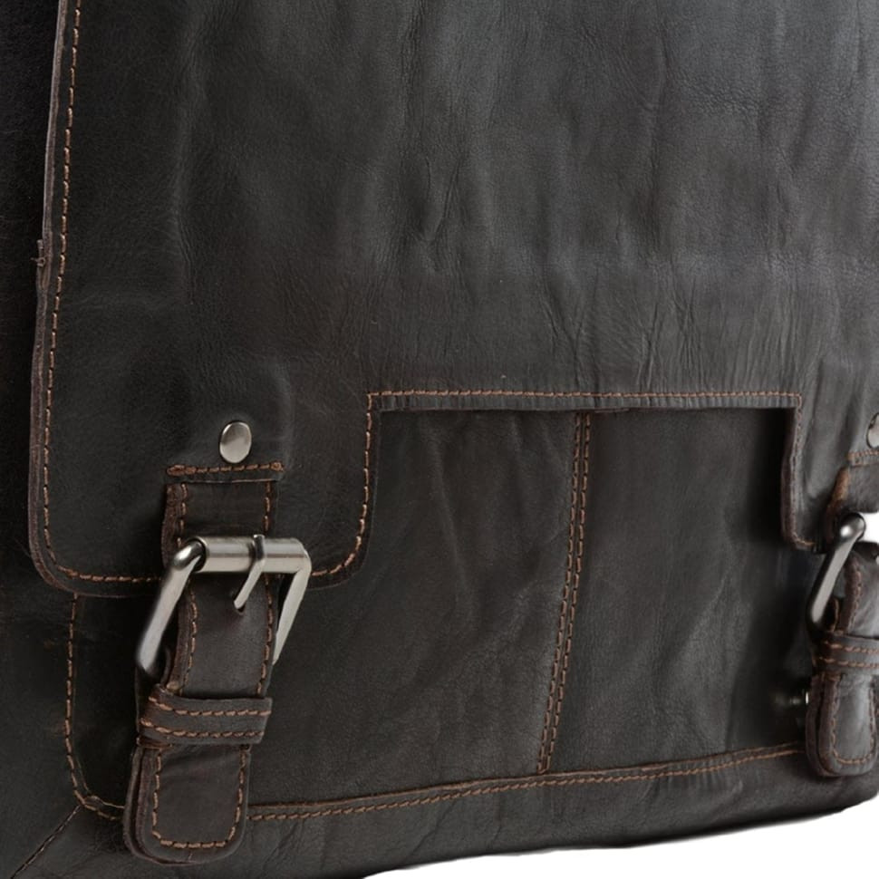 Сумка чоловіча для ноутбука 15,5 Ashwood 8343 Brown (Коричневий)