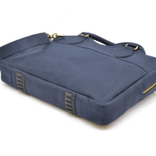 Чоловіча сумка для ноутбука та документів А4 Crazy Horse RK-8839-4lx TARWA синя