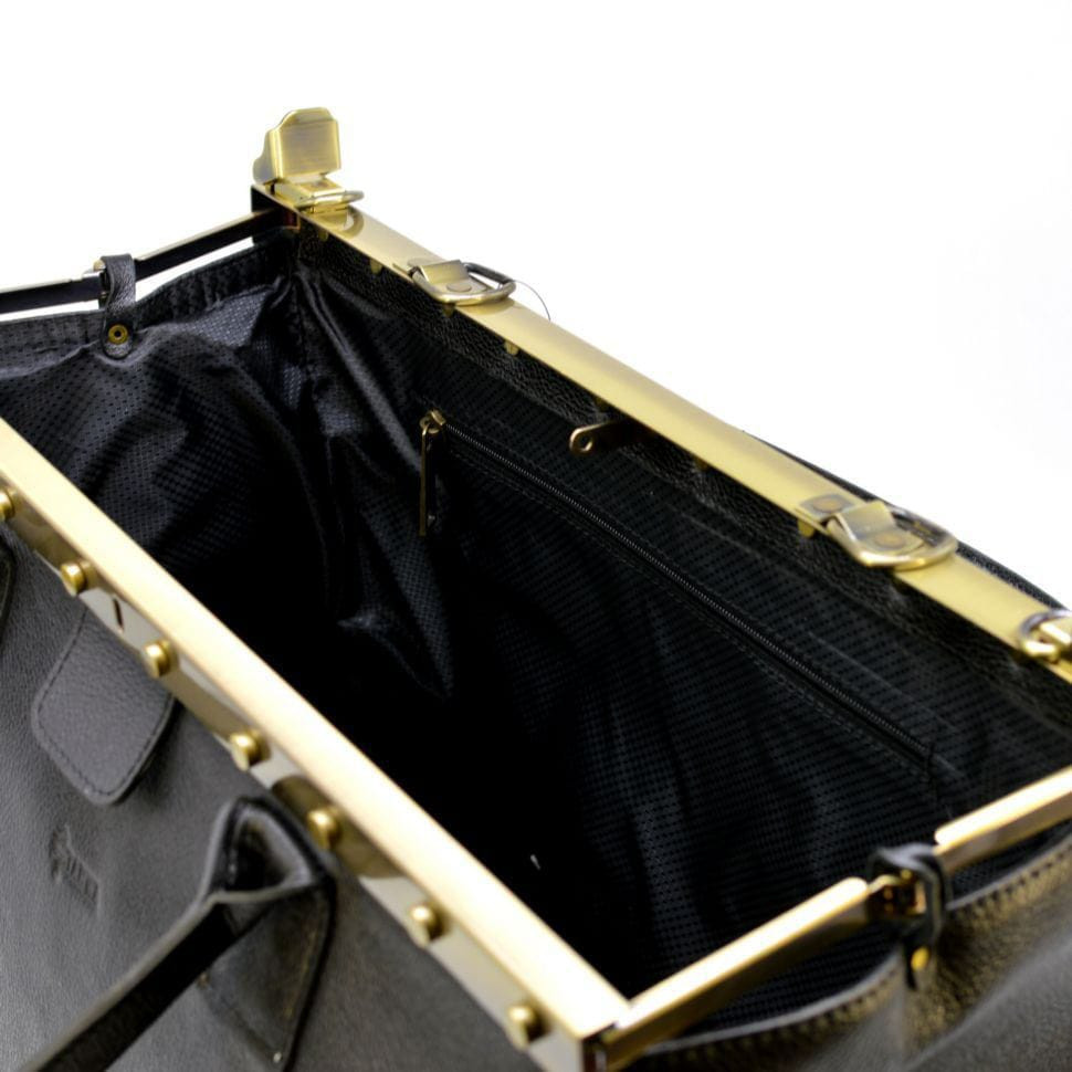 Ексклюзивний саквояж з натуральної шкіри 