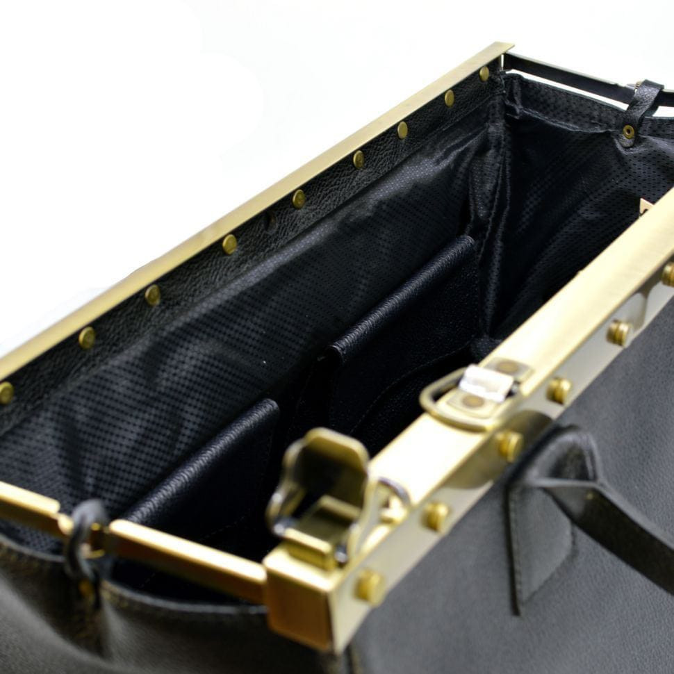 Ексклюзивний саквояж з натуральної шкіри 