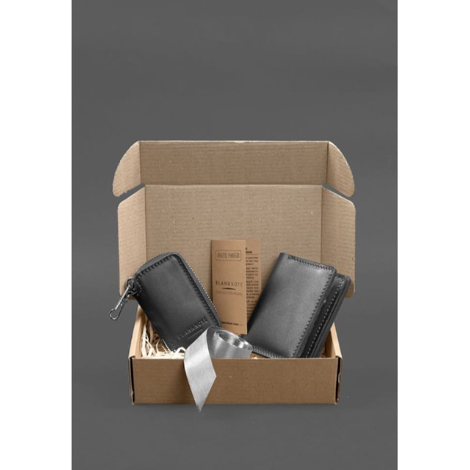 Набір шкіряних аксесуарів AUTO 2.0 Чорний