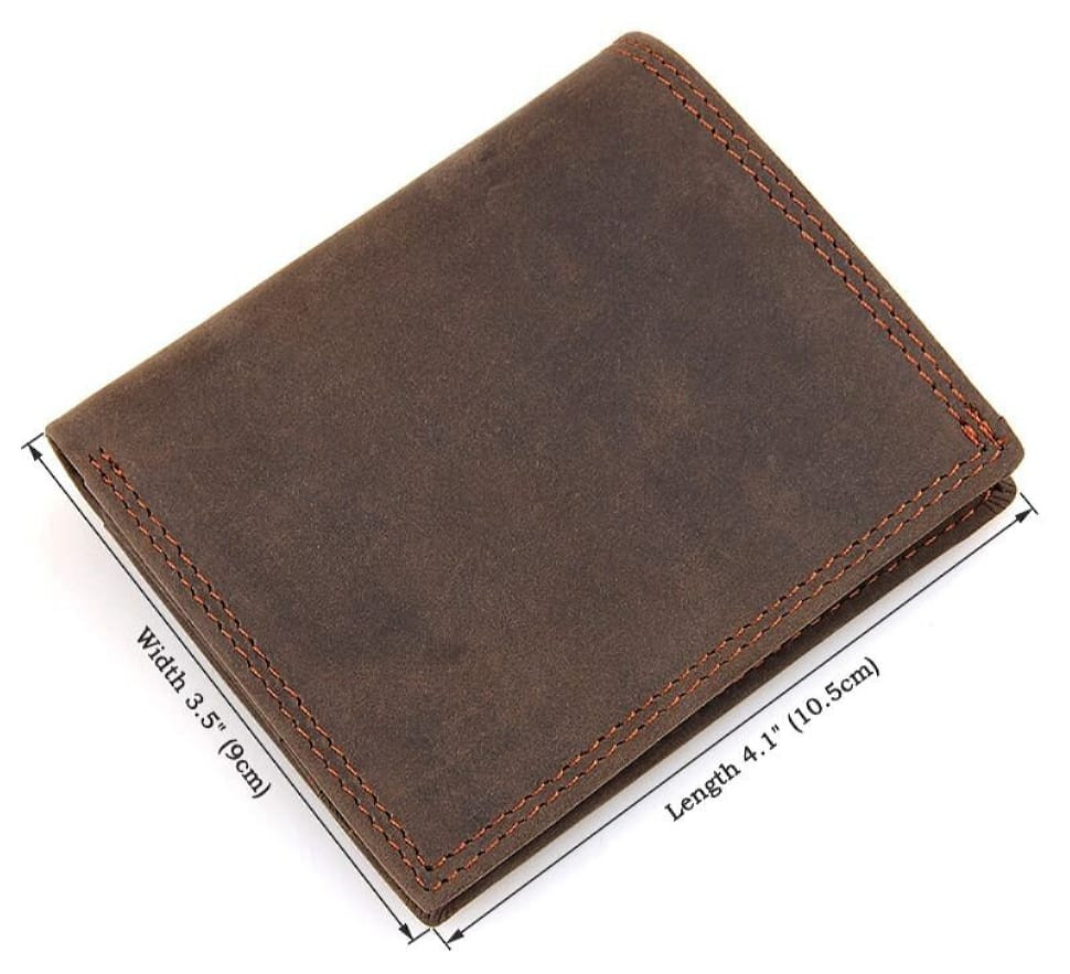 Men's Wallet Vintage 14429 Vintage Style Brown