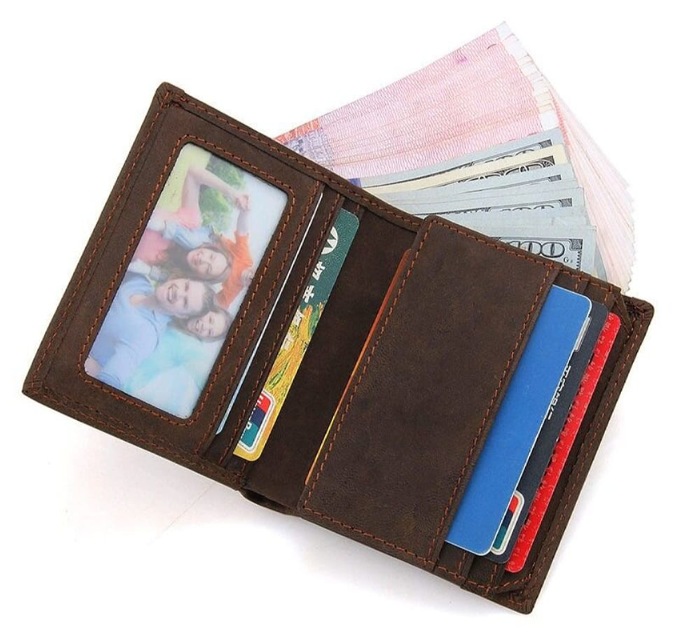 Men's Wallet Vintage 14429 Vintage Style Brown