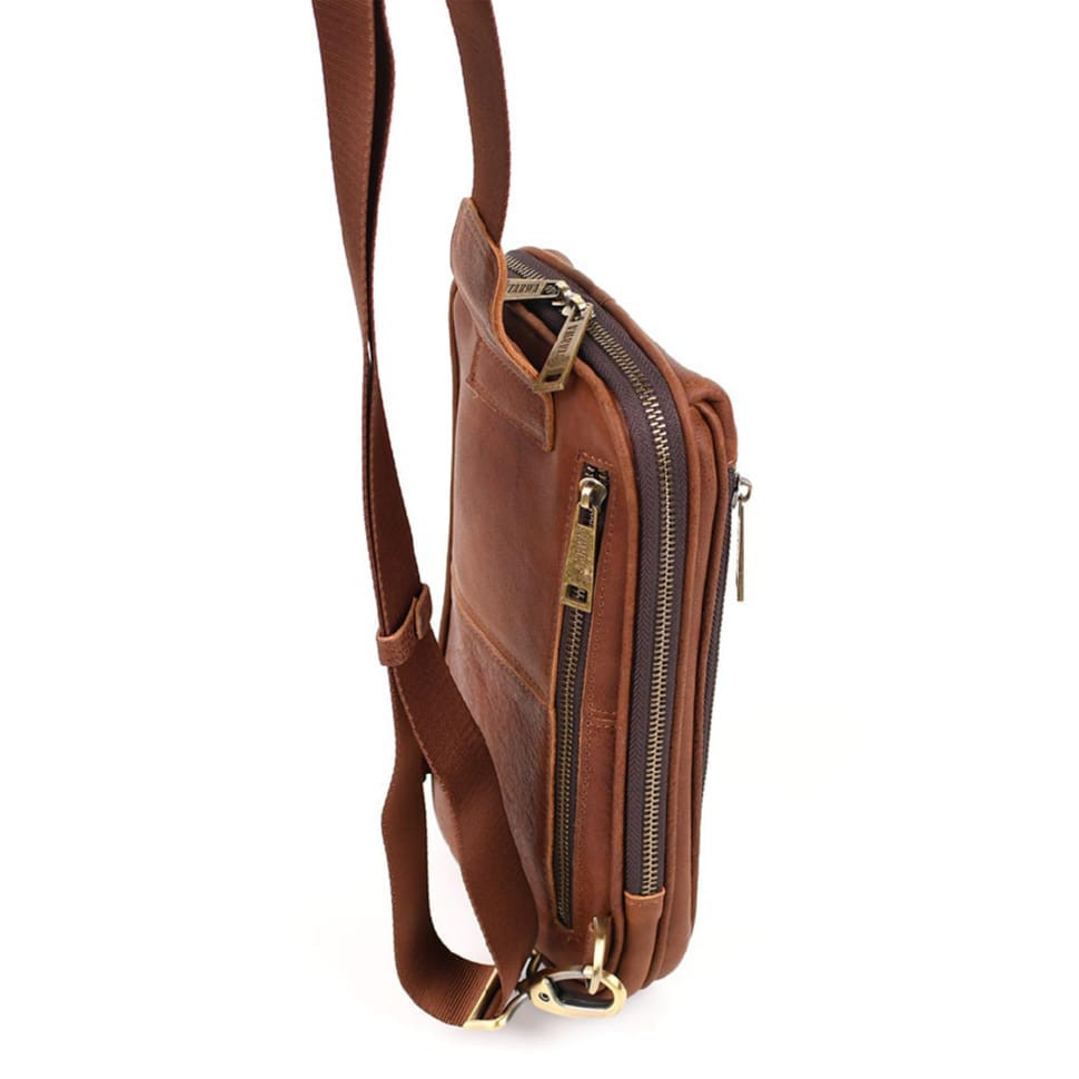 Mens business sling bag, business style TARWA GB-1536-4lx