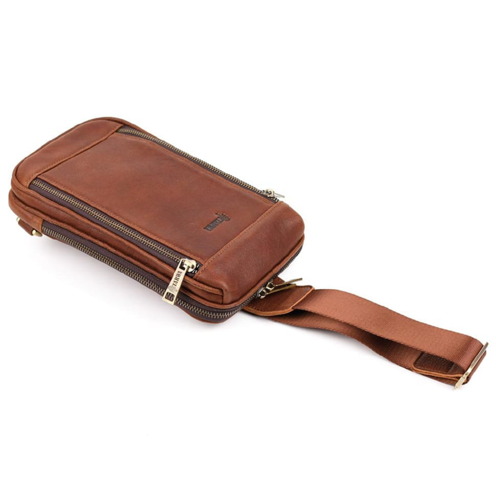 Mens business sling bag, business style TARWA GB-1536-4lx