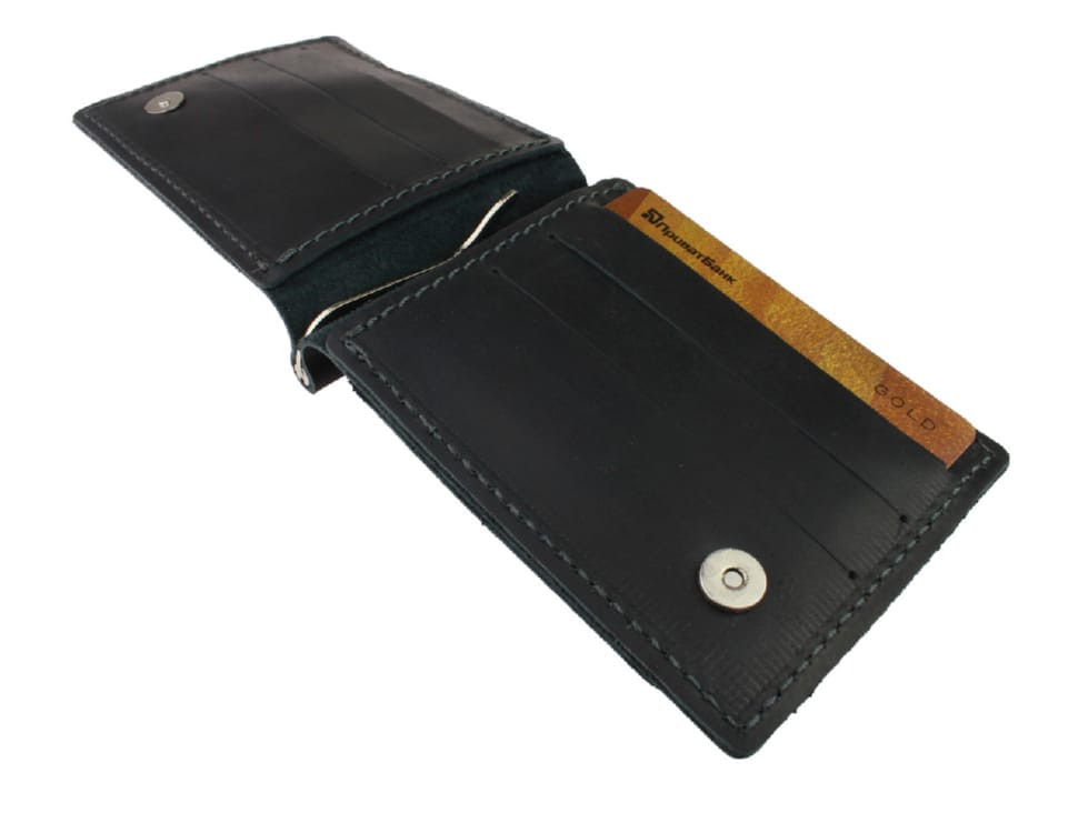 Кошелек мужской кожаный зажим для купюр SULLIVAN 1001(5) черный