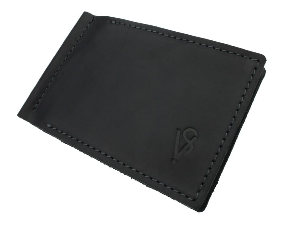 Кошелек мужской кожаный зажим для купюр SULLIVAN 1001(5) черный