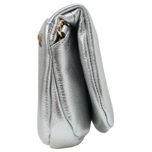 Сумка жіноча шкіра Tony Bellucci 0873-1036 срібло