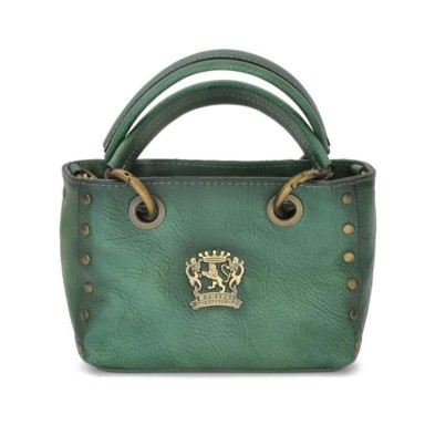 Pratesi BEM158 - Bagnone Lady Bag in cowhide leather Bruce Emerald