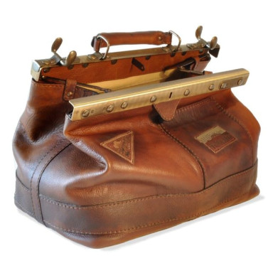 Pratesi BVS127/35 - Handbag San Casciano in cow leather Bruce Dark Green