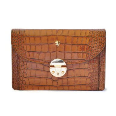 Pratesi KCO203/D - Tullia d'Aragona King Woman Bag in cow leather King Cognac