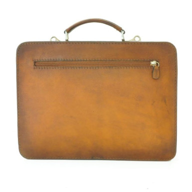 Pratesi BNE466/34 - Business Bag Milano Medium в шкіряній шкірі Bruce Black
