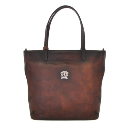 Pratesi BCF461 - Monterchi Tote Bag in cow leather Bruce Coffee