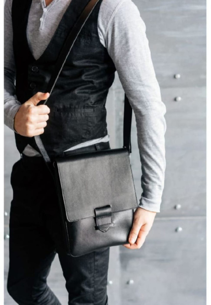 Сумка-месенджер Esquire BN-BAG-18-g BlankNote, графіт