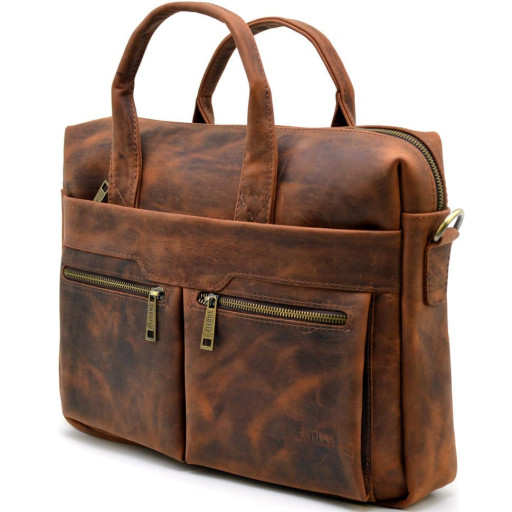 Вінтажна шкіряна чоловіча сумка RY-7122-3md TARWA