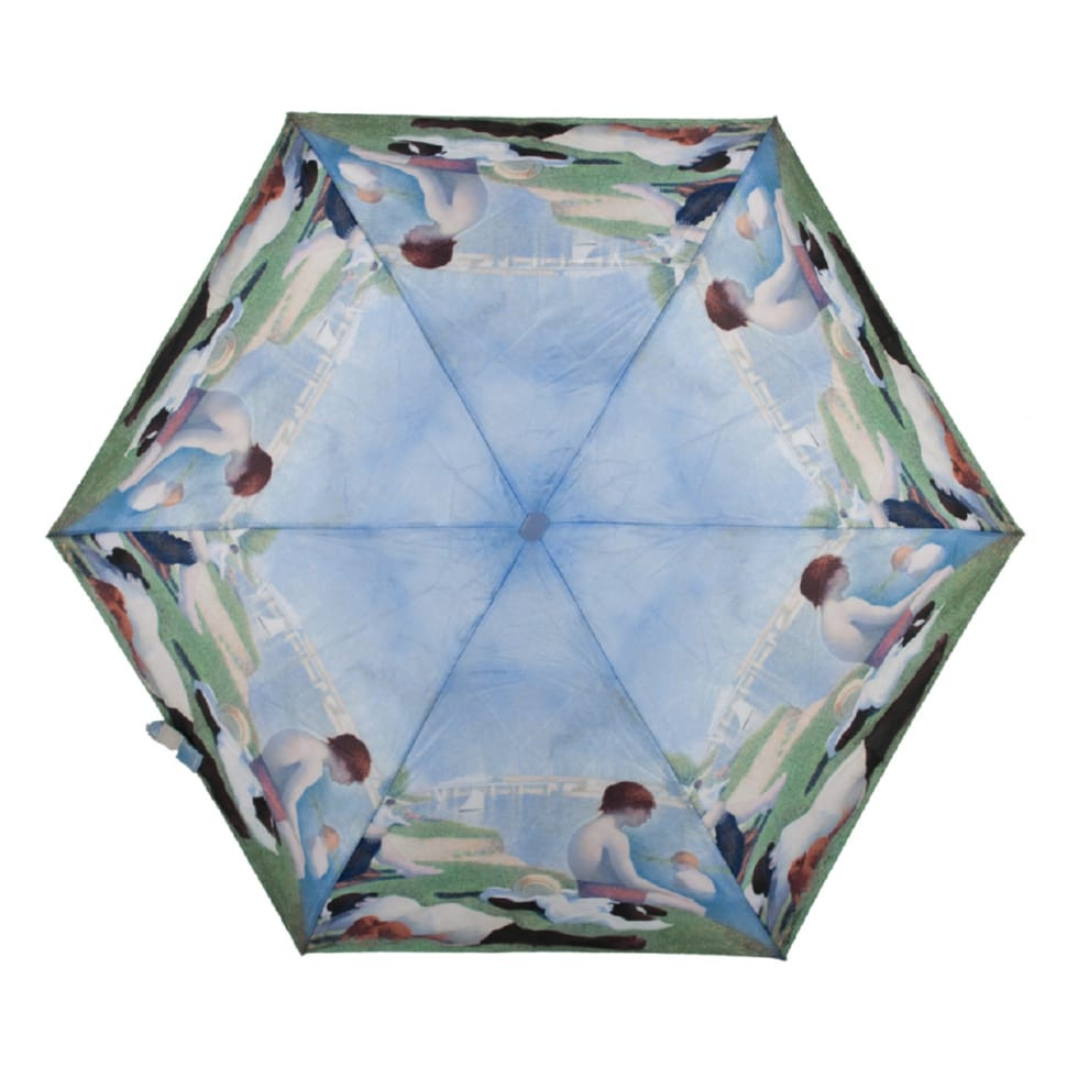 Міні парасолька жіноча Fulton L794-041284 National Gallery Tiny-2 Seurat Bathers at Asnieres (Купальщики в Аньере)