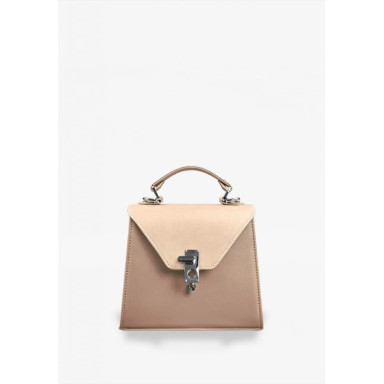 Жіноча шкіряна сумка Futsy Світло-бежева