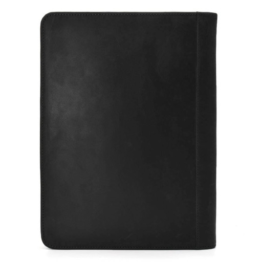 Шкіряна папка для ділових документів А4+, органайзер TARWA RA-1294-4lx чорна