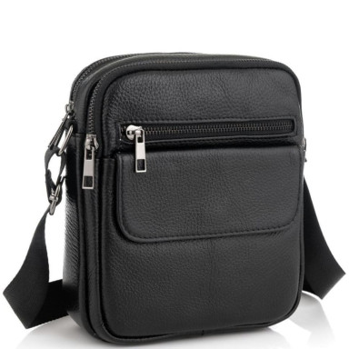 Мужская кожаная сумка через плечо маленькая Tiding Bag A25-1108A