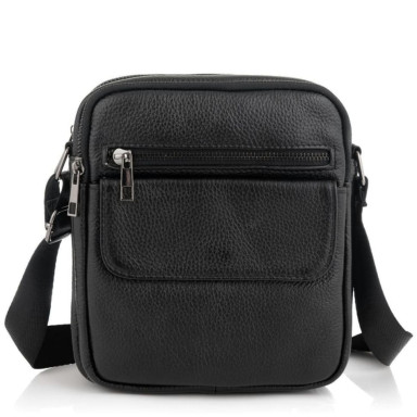 Мужская кожаная сумка через плечо маленькая Tiding Bag A25-1108A