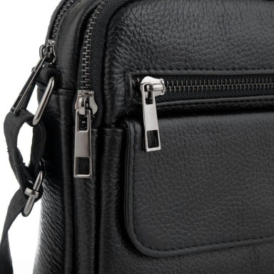 Мужская кожаная сумка через плечо маленькая Tiding Bag A25-1108A