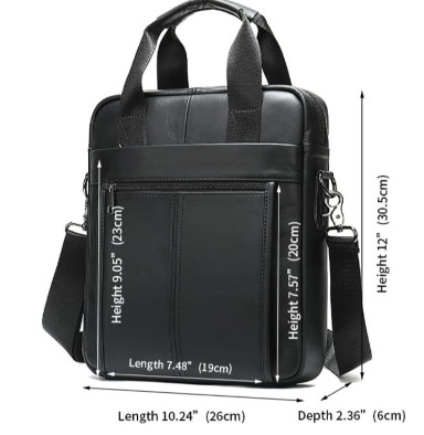 Большая мужская барсетка формата А4 Bexhill Bx8577 Black