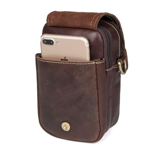 Чоловіча шкіряна сумка через плече JD5004Q John McDee