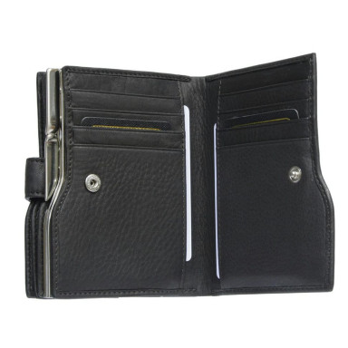 Leather wallet Contatto 2656 moro brown